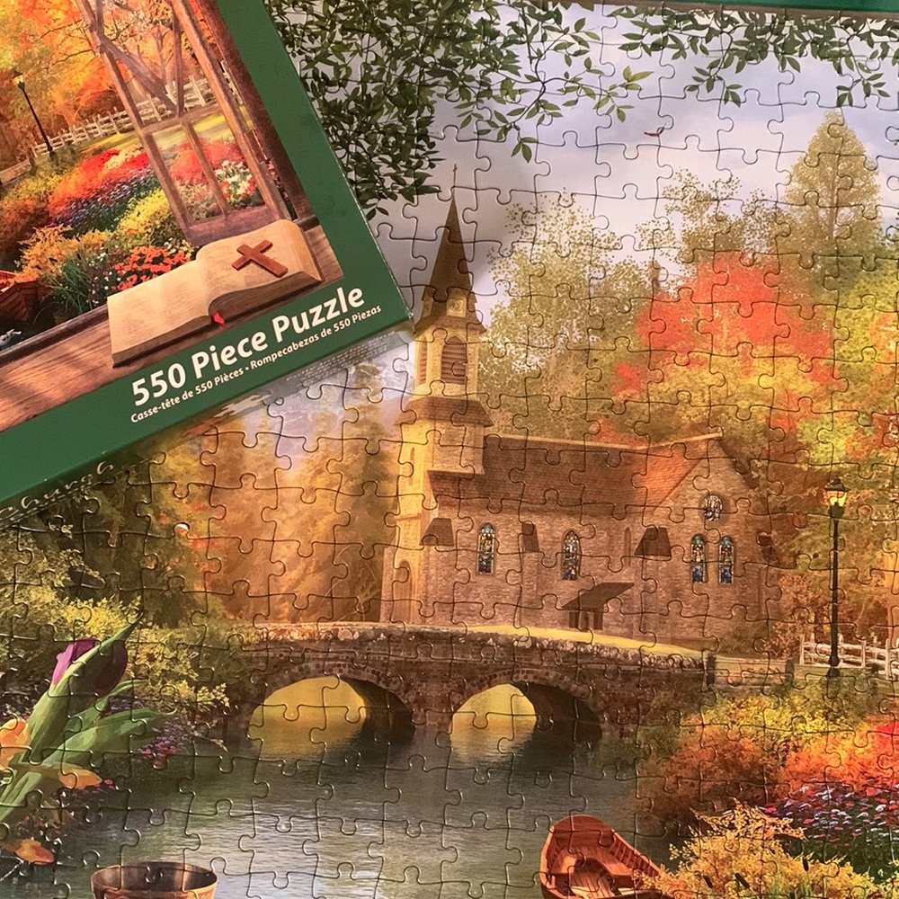 550 piece church puzzle